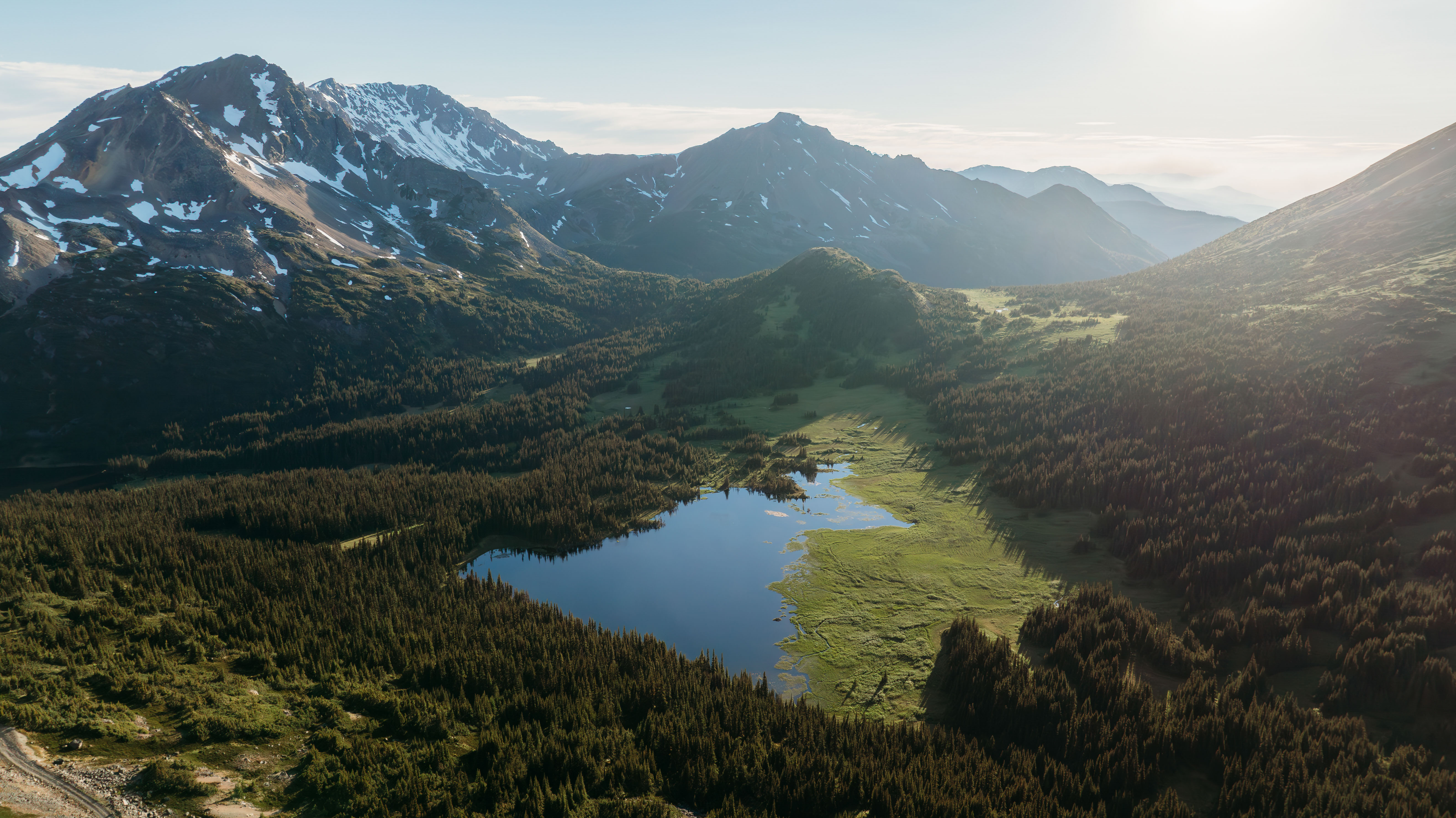 Silvern Lake from Mc Donell FSR